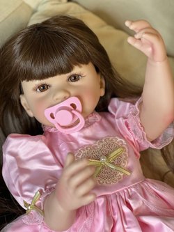 Кукла Реборн виниловая 55см в пакете (FA-272)