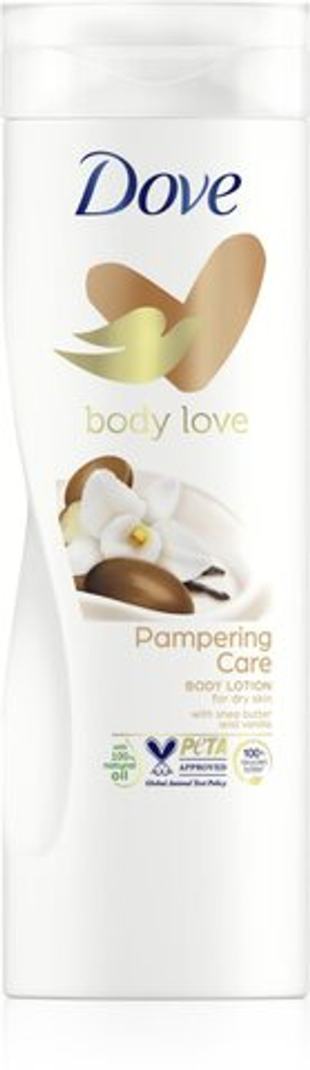 Dove Purely Pampering Shea Butter - питательное молочко для тела /  masło shea i wanilia 400  ml  / GTIN 8711700841252