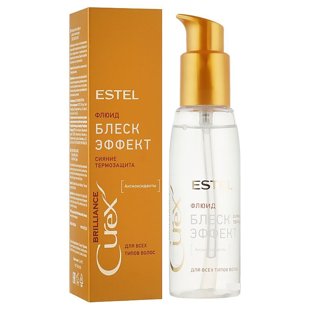 ESTEL CUREX BRILLIANCE Флюид &quot;Блеск-Эффект&quot; для всех типов волос, 100 мл