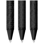 Ручка шариковая автоматическая Berlingo "DoubleBlack" синяя, 0,7мм