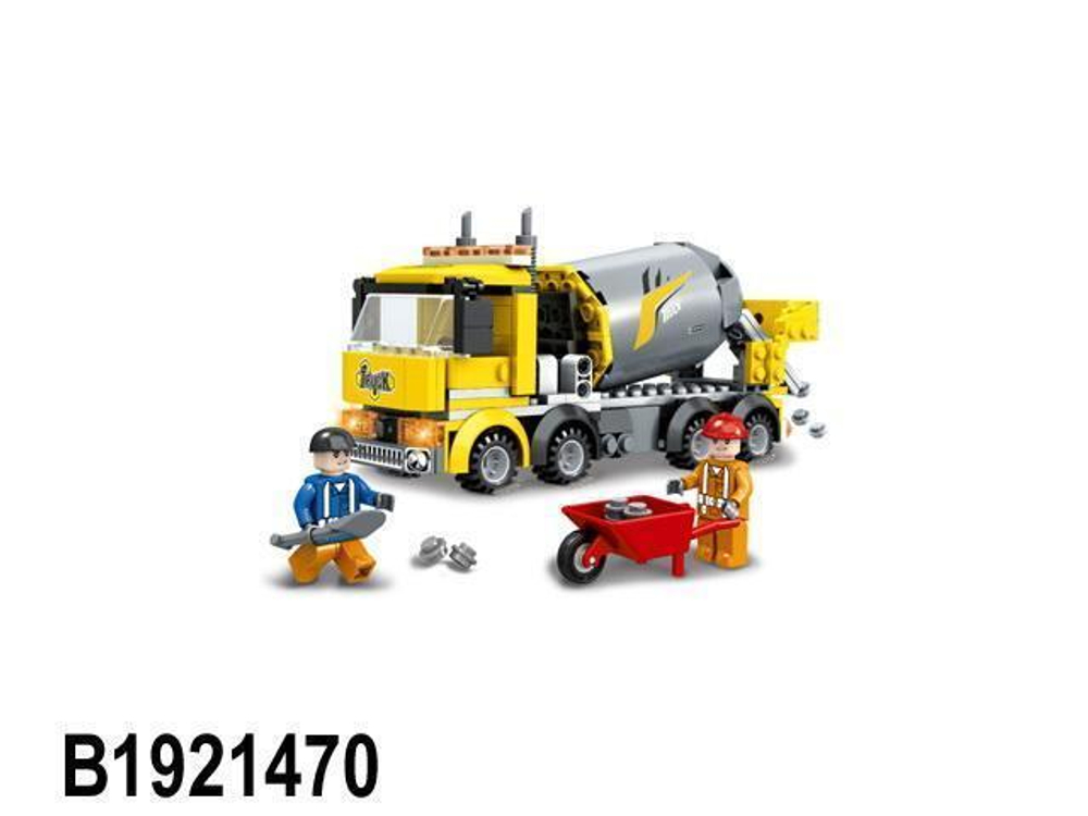 Конструктор блочный Аусини Строители, коробка 29508