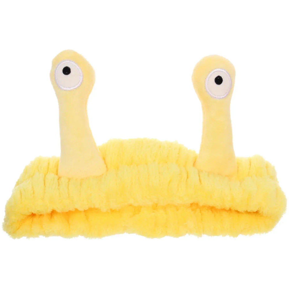 Повязка на голову «New collection Vostok - Глазастики», розовый, бежевый, жёлтый и голубой, 20*6см ( упаковка белый ZIP пакет )