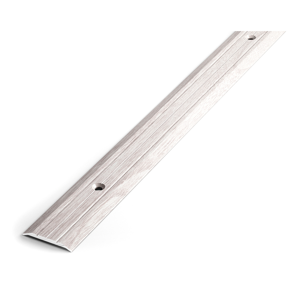 Порог одноуровневый Лука ПС-01, 1800 x 25 мм, ясень белый