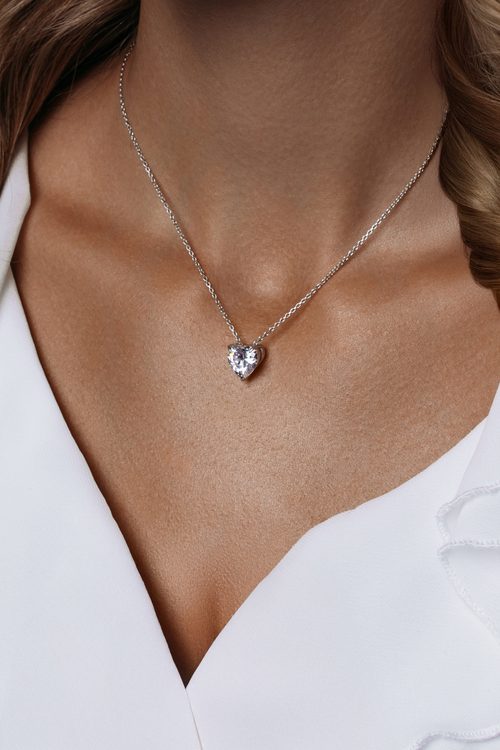 Колье "ДИВА" с сердцем