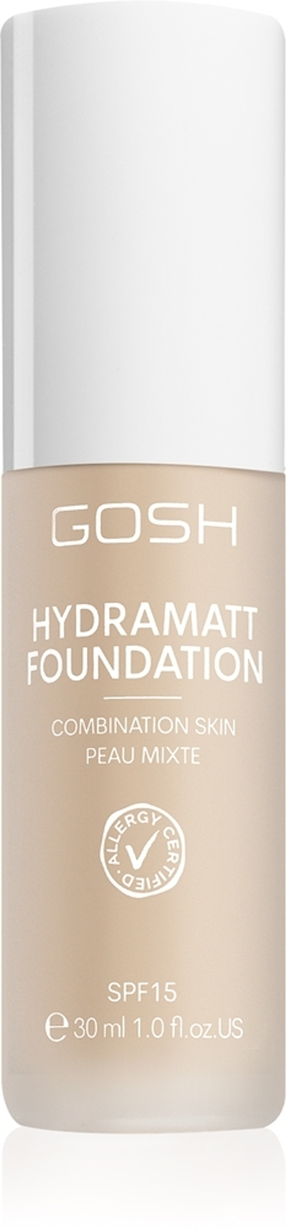 Gosh Hydramatt - Легкая увлажняющая тональная основа с матовым финишем, 30 ml
