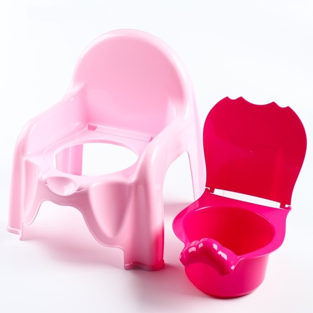 Горшок-стульчик детский (розовый) М1528