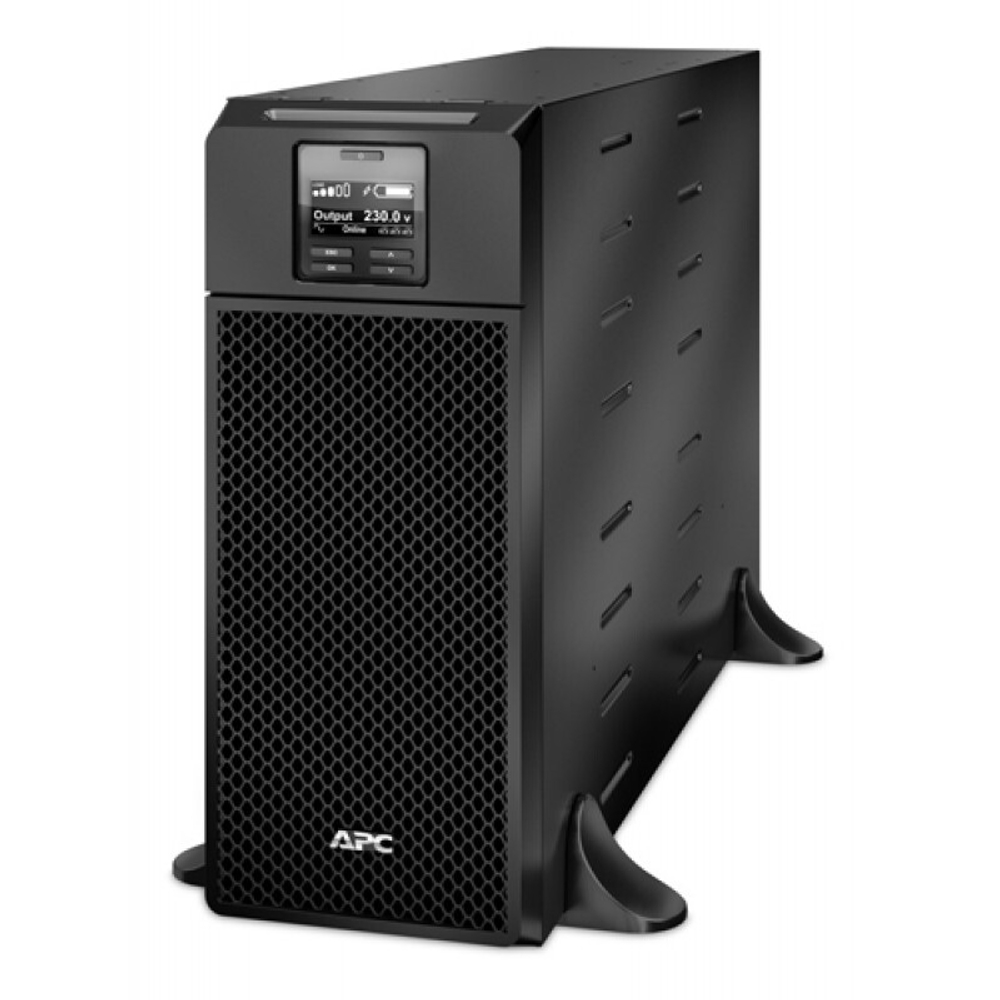 Источник бесперебойного питания APC Smart-UPS SRT, On-Line, 6000VA / 6000W, Tower, IEC, LCD, Serial+USB, SmartSlot, подкл. доп. батарей