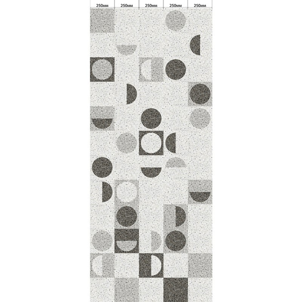 Панель ПВХ ВЕК фотопечать 3D матовые Терраццо рисунок 2700х250 мм