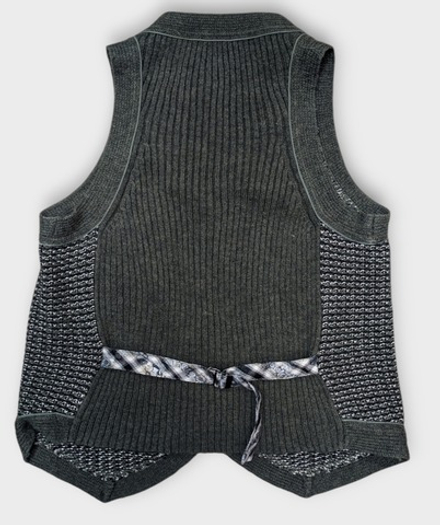 Жилетка вязаная винтаж (S)