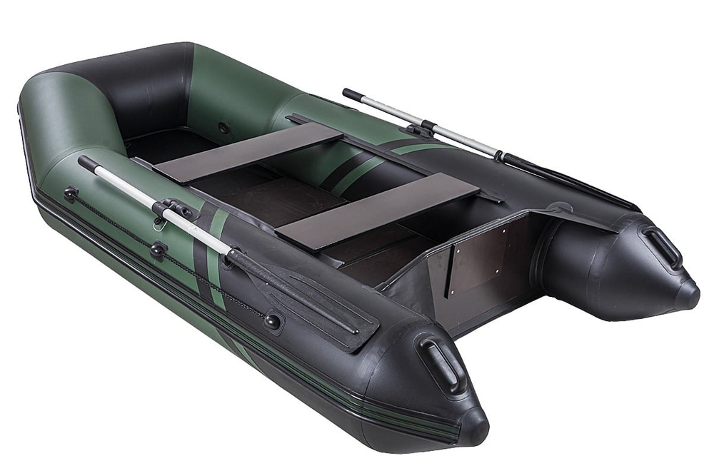 Лодка ПВХ БРОНЯ 280 Зелёный - чёрный