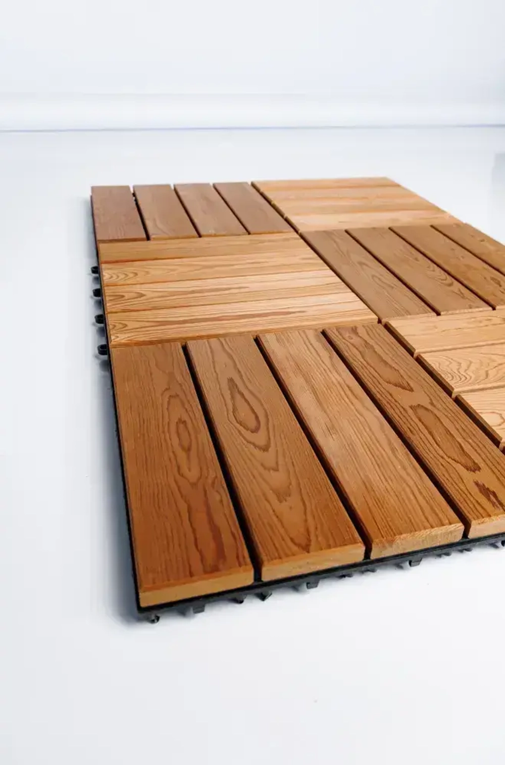 Садовый паркет термососна, модульное напольное покрытие для бани и балкона, террасная плитка