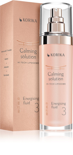 KORIKA HI-TECH LIPOSOME Calming solution Energising fluid - успокаивающая эмульсия /   120  ml  / GTIN 8059300538951