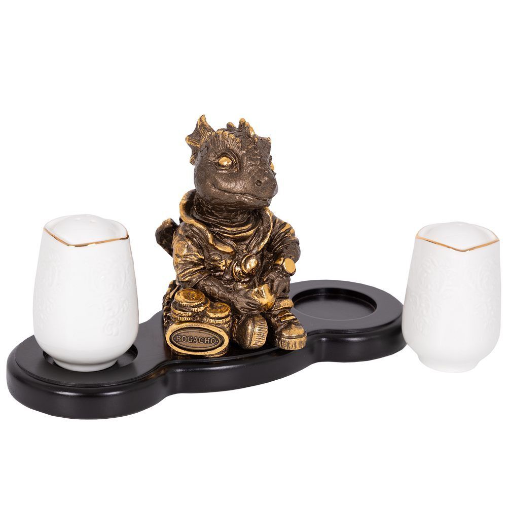 Подставка под специи Дракон Раймонд Каштан Бронза