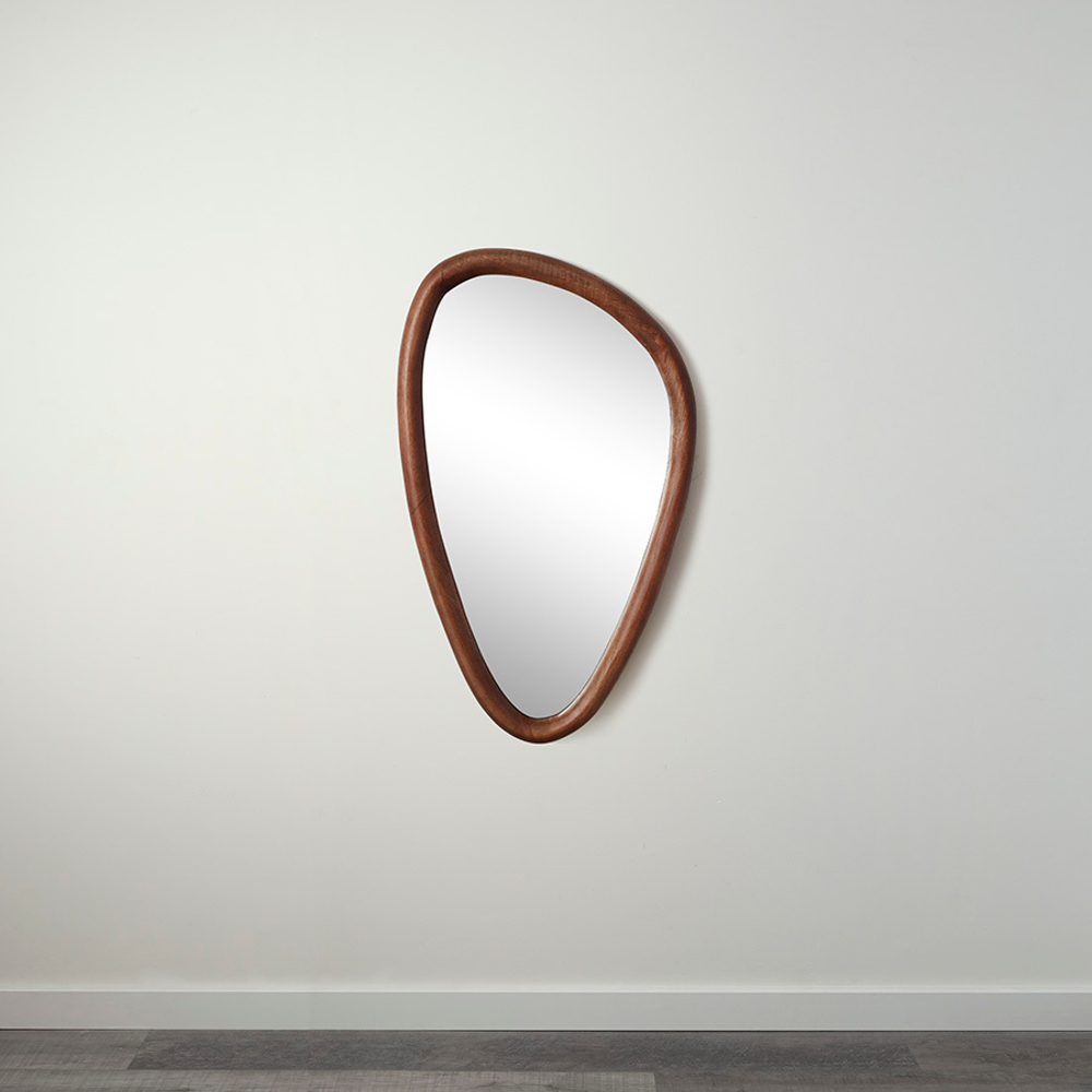 Зеркало настенное torhill, 42х70 см, коричневое