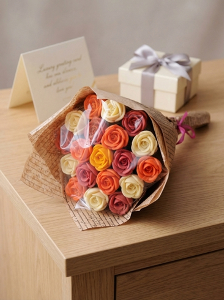 Шоколадный букет "Мини-розы" 19 штук