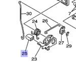 Крышка рычага Yamaha 6L24363310