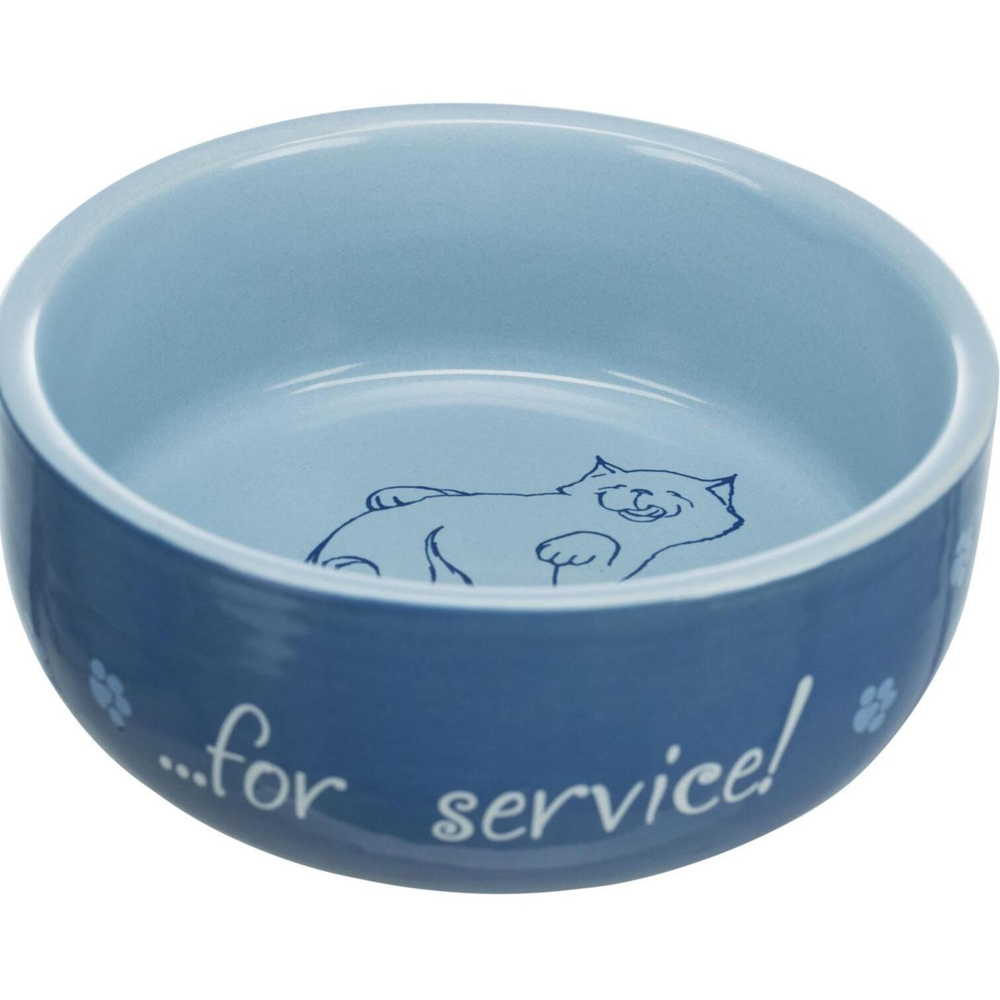 Миска для кошек Trixie Thanks For Service, размер 11см.