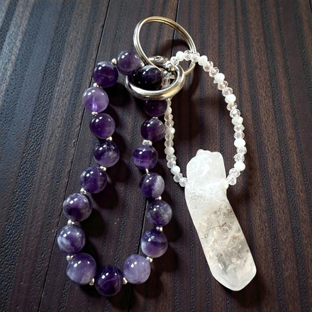 Обвес. Аметист и Горный хрусталь