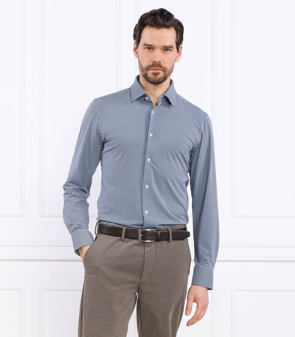 Рубашка P-HANK-s-kent-C1-222 BOSS BLACK - темно-синий(50490403)