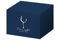 Набор стаканов для воды 6шт 570мл Le Stelle Opium голубой