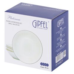 Набор розеток Gipfel Platinum 52637 8 см, 4 предмета