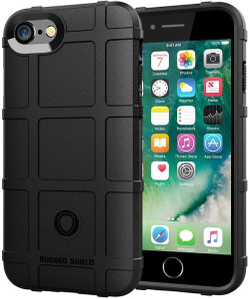 Чехол для iPhone 7 (iPhone 8) цвет Black (черный), серия Armor от Caseport