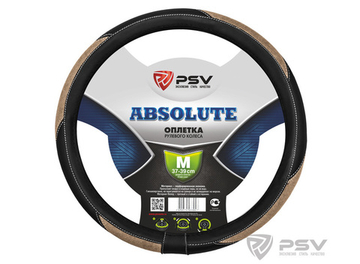 Оплетка руля M PSV Absolute экокожа перфорированная бежевая