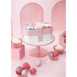 Ланч-бокс mb original, strawberry