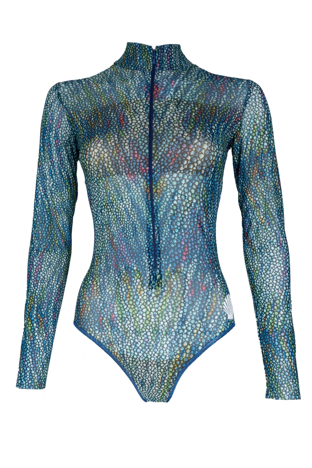 Текстура синий с замком дл/р SPF