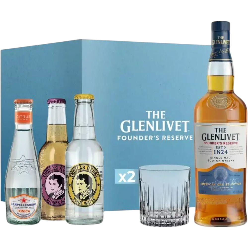 Виски The Glenlivet Founder’s Reserve 0,7 л. Подарочный набор