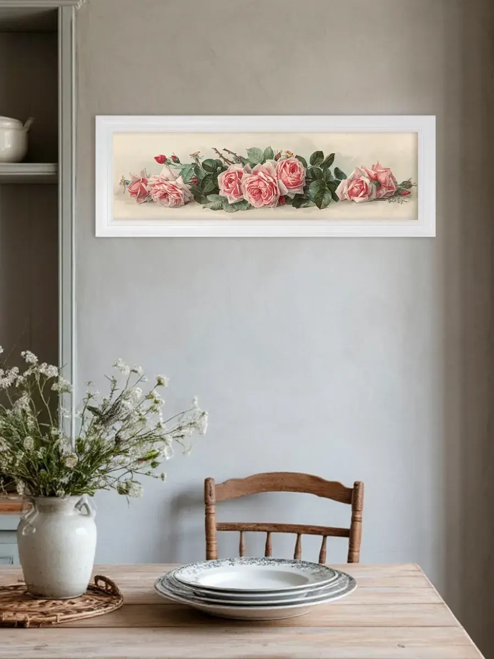 Картина на стену интерьерная на холсте в раме 23*65 см