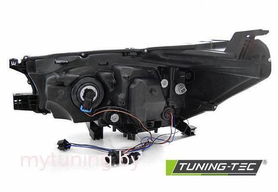 Передние фары LED PROJECTOR TRUE DRL BLACK для Toyota Hilux