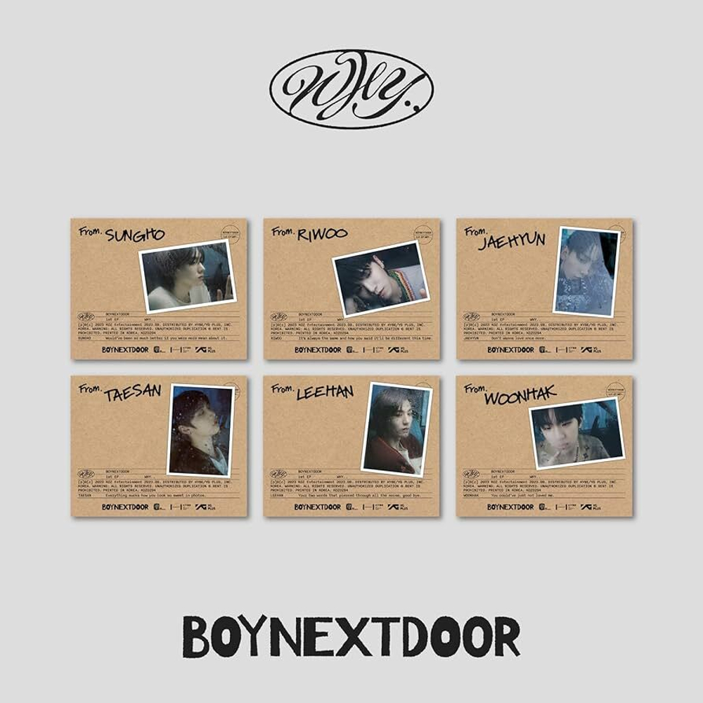 Альбом BOYNEXTDOOR - 1st EP [WHY..] (LETTER ver.)