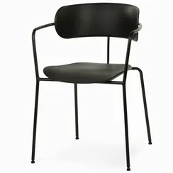 Стул Pedigree Arm Plastic черный