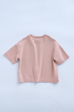 ZARA ФУТБОЛКА В СТИЛЕ РУСТИК С КАРМАНОМ — TIMELESZ, РОЗОВЫЙ/ЛИЛОВЫЙ