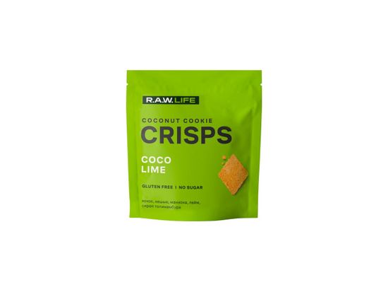 Печенье R.A.W.LIFE Crisps – Кокос-Лайм (35 г/1 шт)