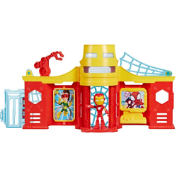 Hasbro Спайди и супер приятели - Башня Железного человека + фигурка действия F9351 / артикул   F8842 F9351  / GTIN 5010996197603