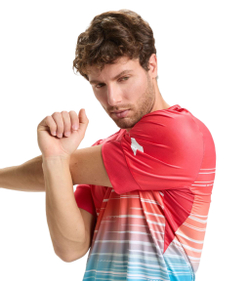 Мужская теннисная футболка Diadora SS T-Shirt Icon M - Оранжевый