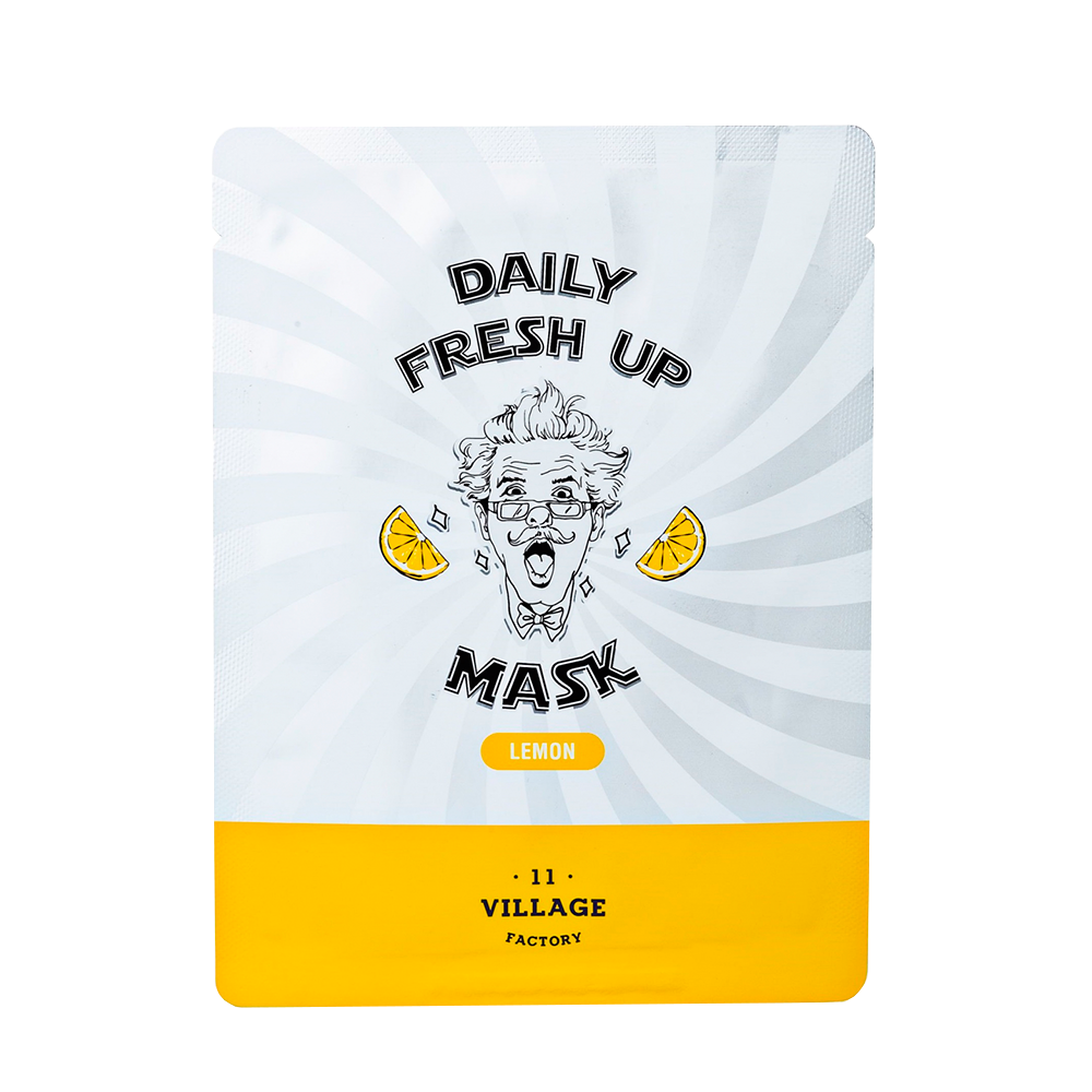 Тканевая маска с экстрактом лимона Village 11 Factory Daily Fresh Up Mask Lemon
