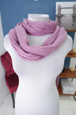 Шарф шерстяной длинный