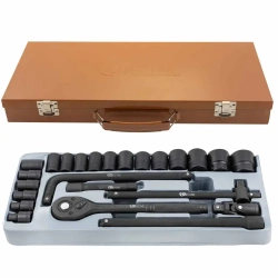 Набор инструментов 24пр. 1/2''(6гр.)(8-32мм) FORSTIME FT-4245B-5MPB