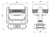 Wash 19x25 High CRI — вращающаяся голова RGBW