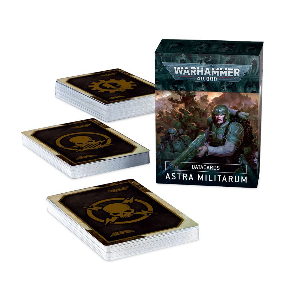 Datacards: Astra Militarum 9 редакции на английском языке