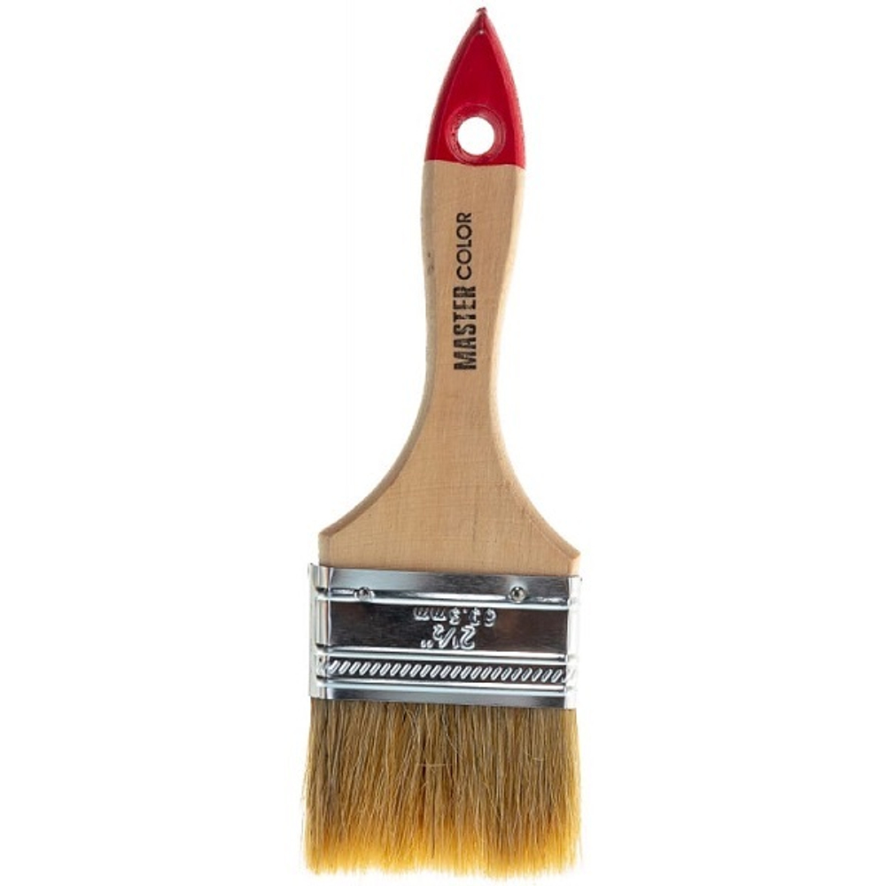 Кисть флейцевая 60 мм натуральная щетина Master Color