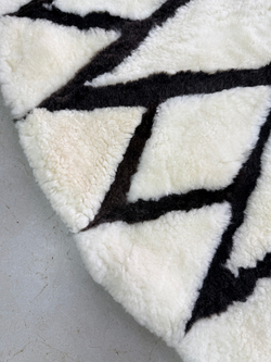 Ковер шкура натуральная овчина меховой