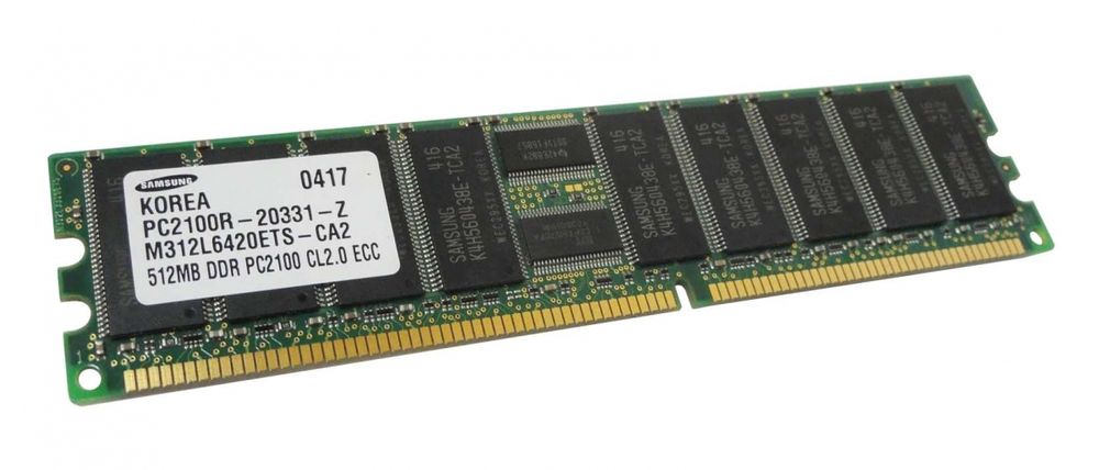Оперативная память Samsung REG PC2100 512mb M312L6420ETS-CA2