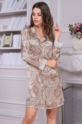 Рубашка халат на пуговицах Mia-Amore CLEMENTINA КЛЕМЕНТИНА 3457