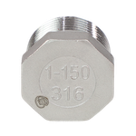Заглушка сталь нерж Ду 50 (2") НР Benarmo