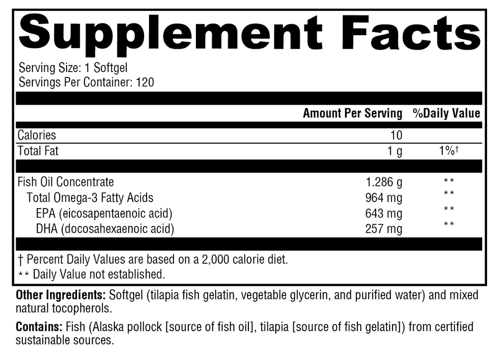 OmegaPure 900-TG™ 120 Softgels