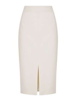 Юбка миди с разрезом спереди